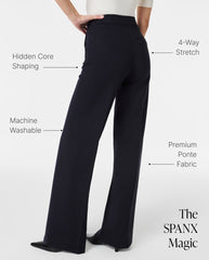 SPANXsupersmooth™ PerfectFit Ponte Wide Leg Pant  Classic Black
